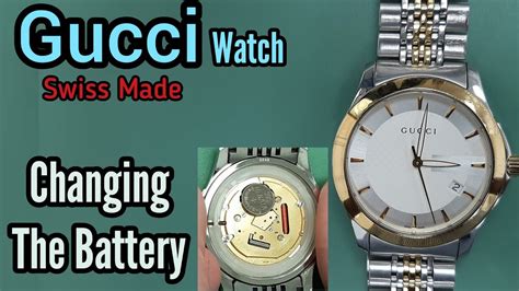 how to open a gucci watch easg|Gucci watch 1100 battery replacement.